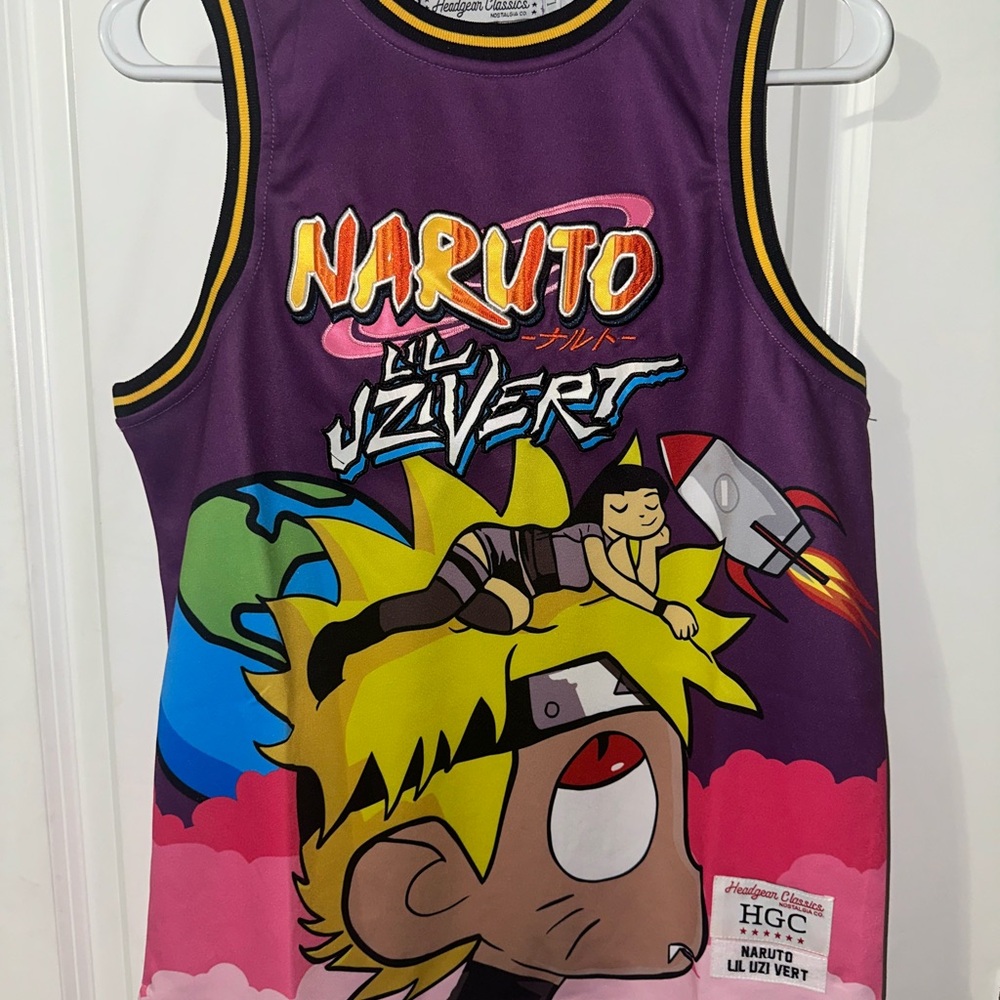 Nostalgia Purple and Yellow Anime Basketball Jersey